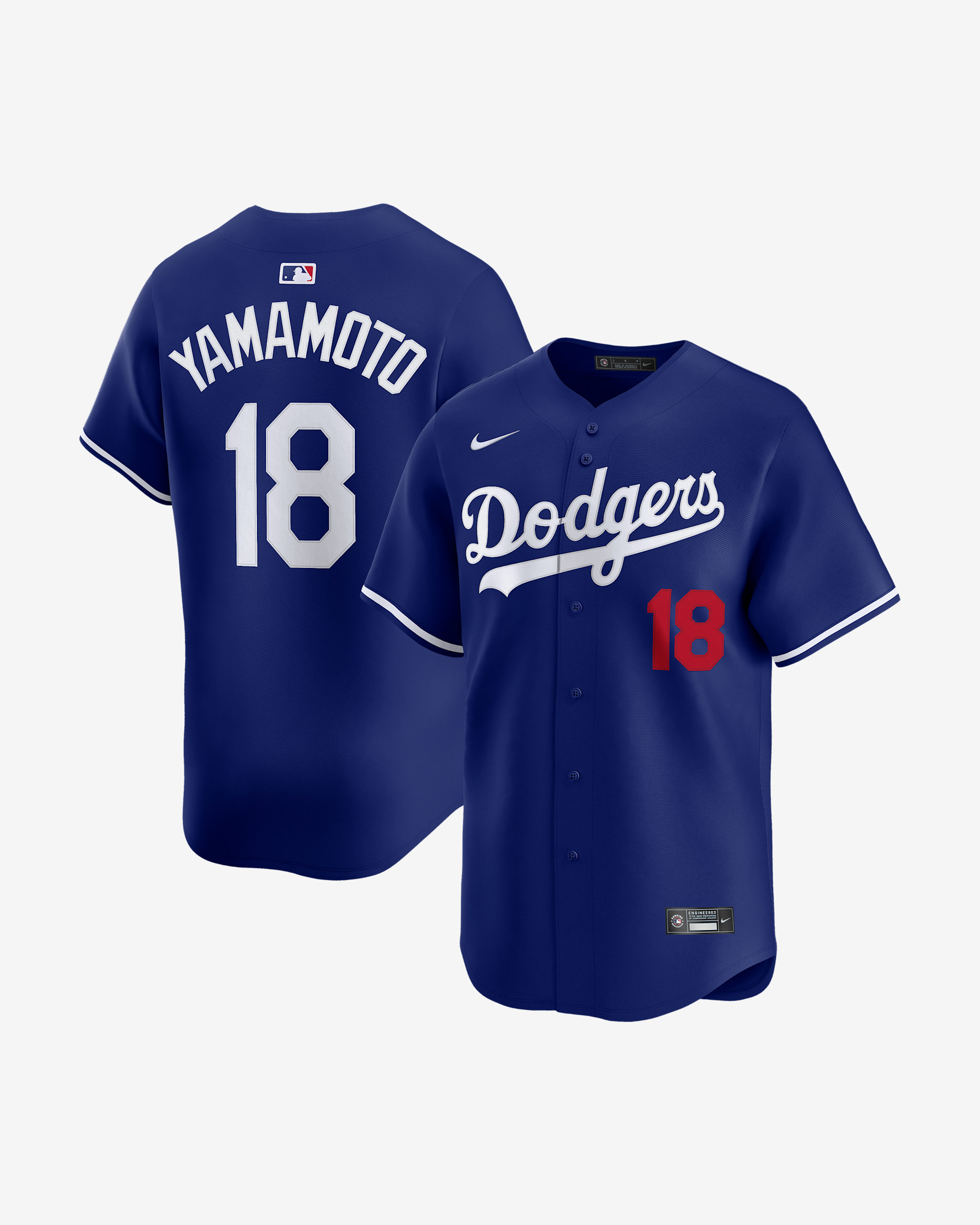 ナイキ ドジャース 山本由伸 ユニフォーム リミテッド ロード XL 紙タグ付き ナイキ ドジャース 山本由伸 ユニフォーム リミテッド ロード XL